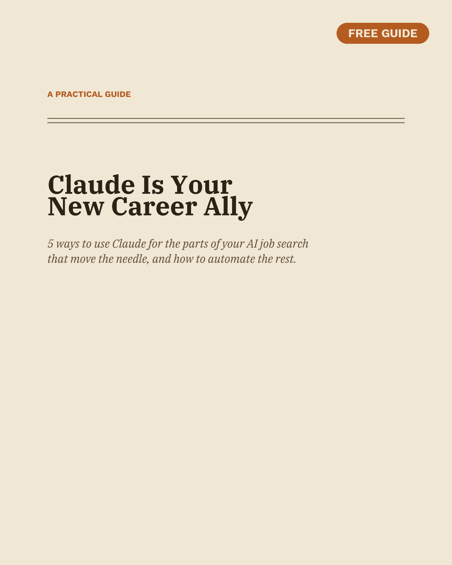 Claude Is Your New Career Ally cover