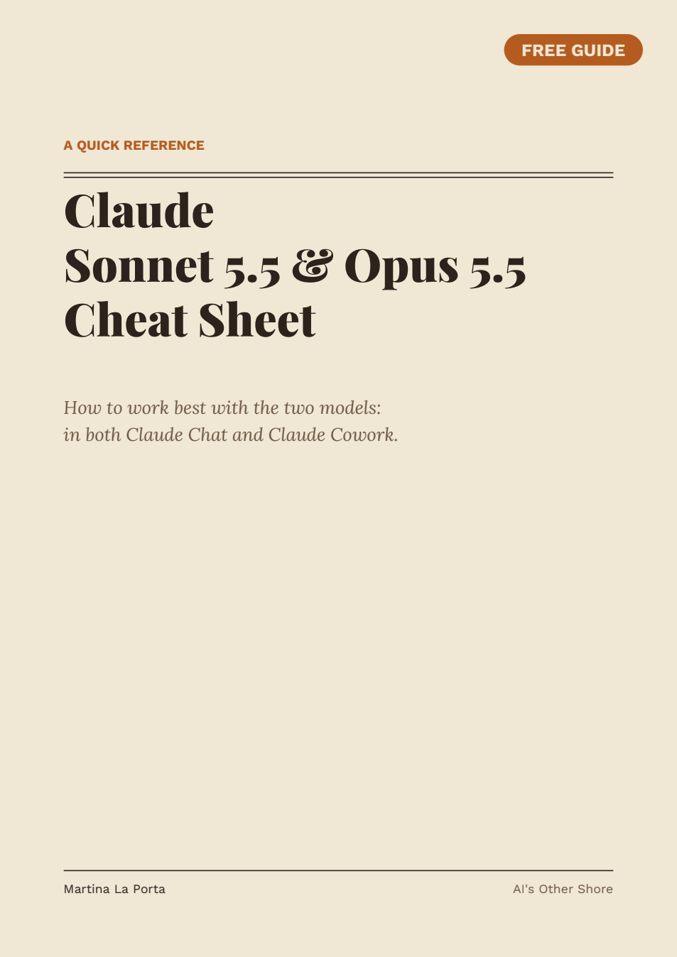 Claude Sonnet 5.5 and Opus 5.5 Cheat Sheet cover