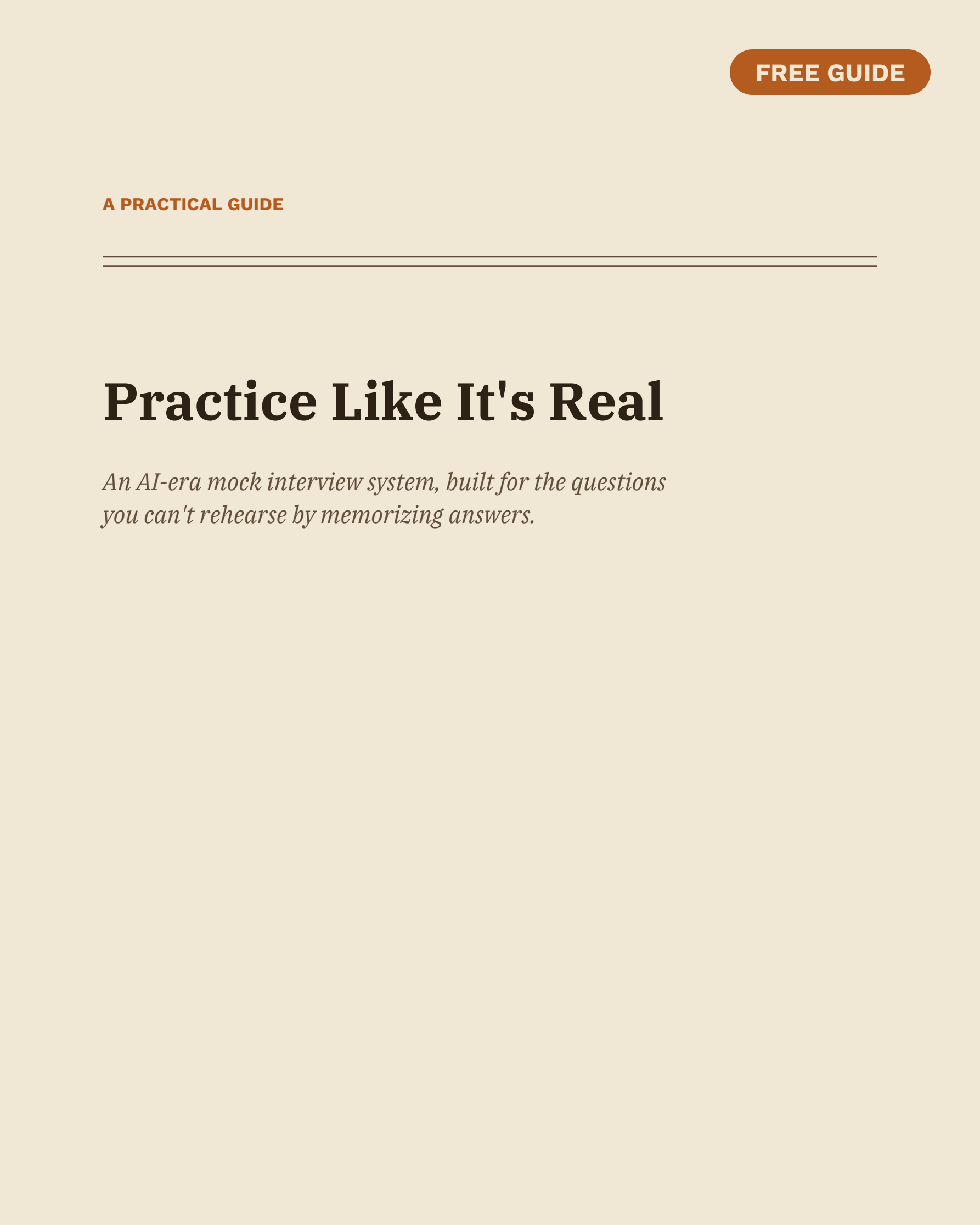 Practice Like It's Real cover